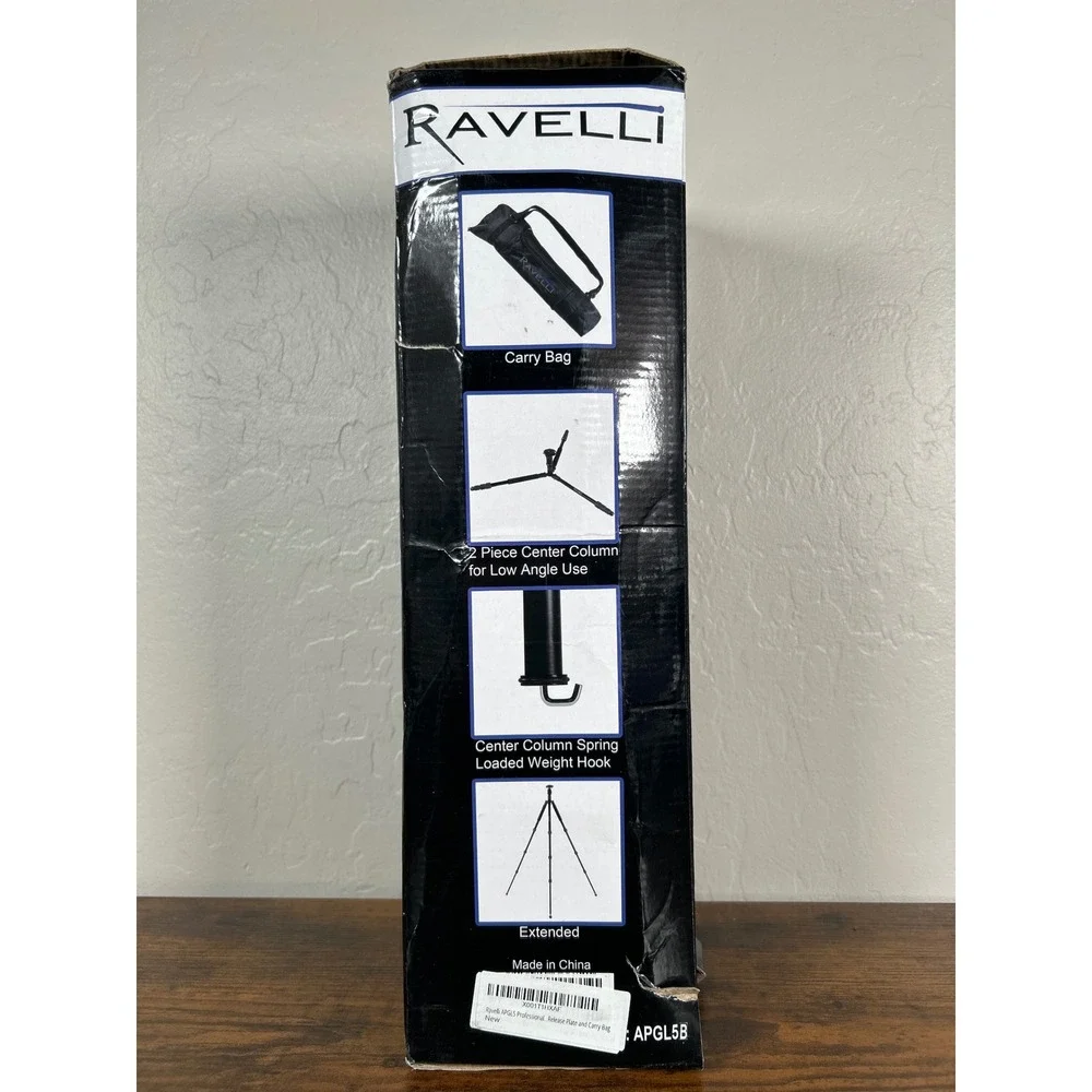 Ravelli‎ APGL5B Professional Aluminum Tripod with Precision Ball Head and Bag